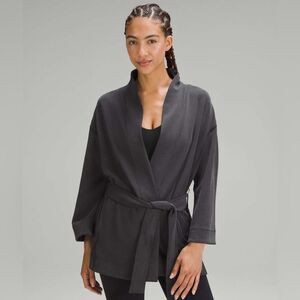 Lululemon Ribbed Softstreme Belted Wrap Jacket